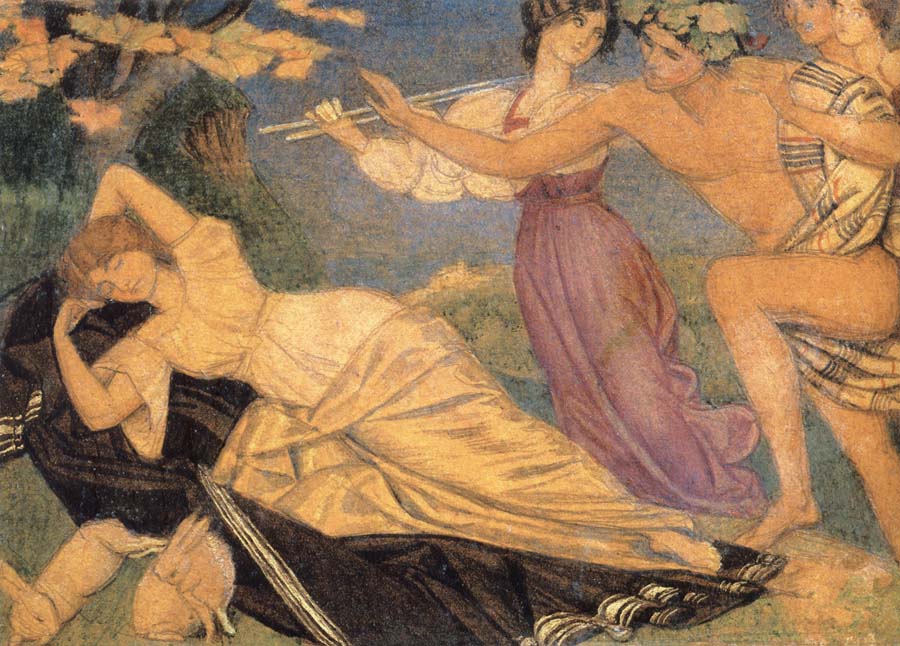 Study for Bacchus and Ariadne,circa 1912